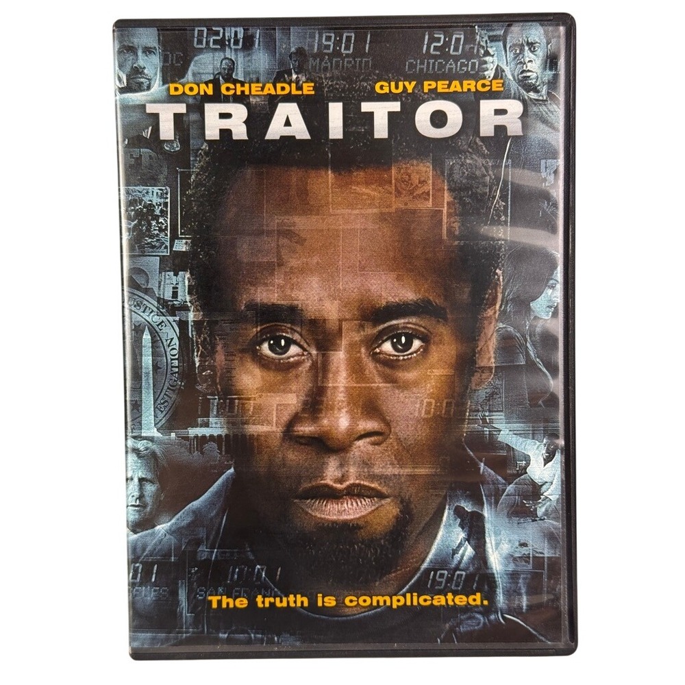 Traitor DVD Movie‎ Don Cheadle Guy Pearce Thriller Action Film
